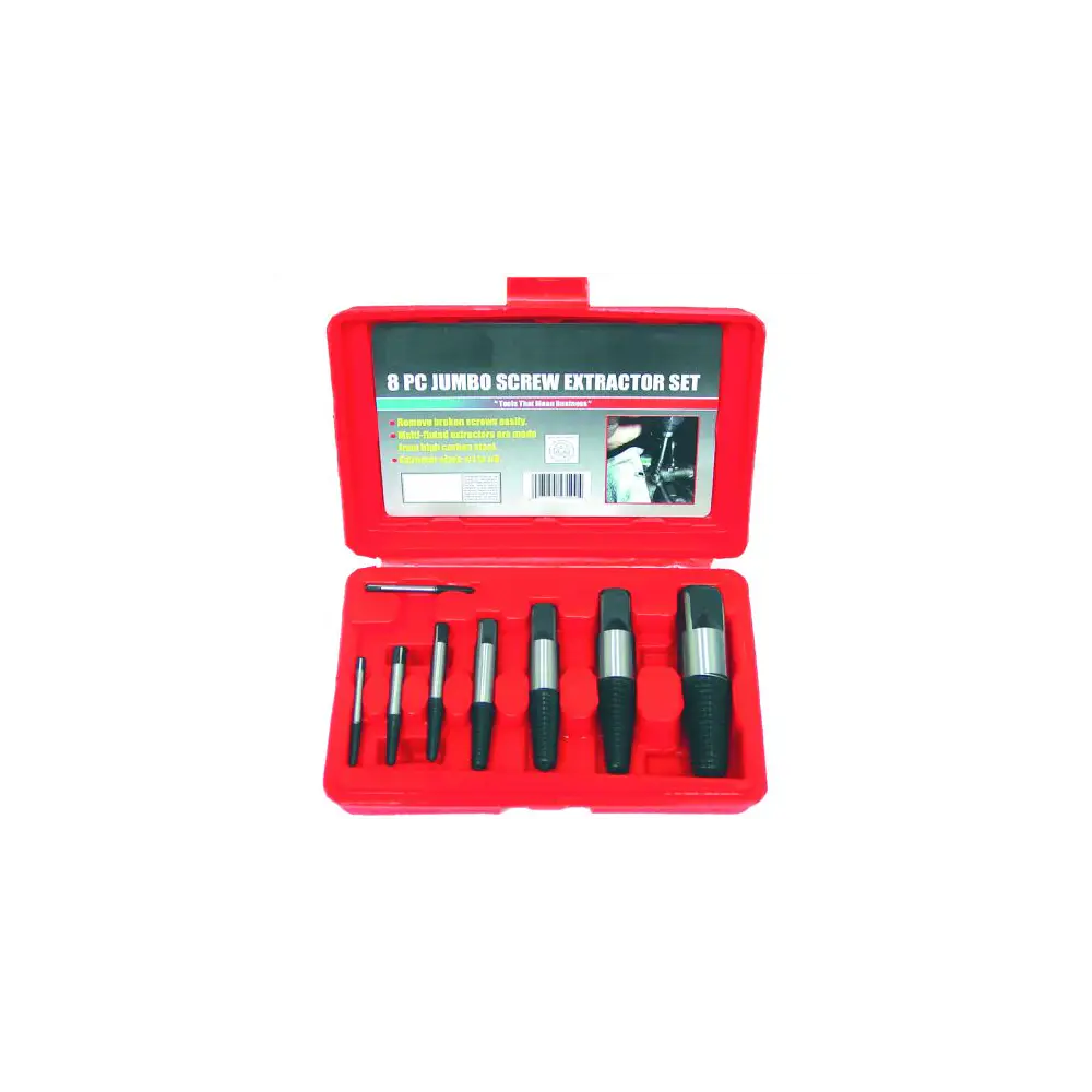 Jumbo Screw Extractor Set (8 Pcs) - RODH45B635
